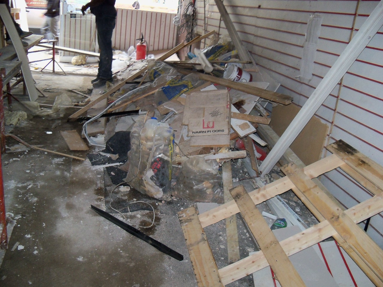 refurbishment rubbish