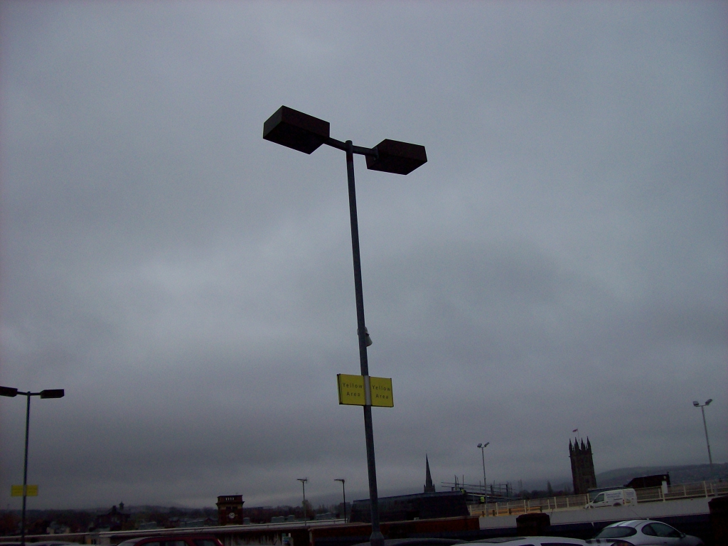 work at height lamp change