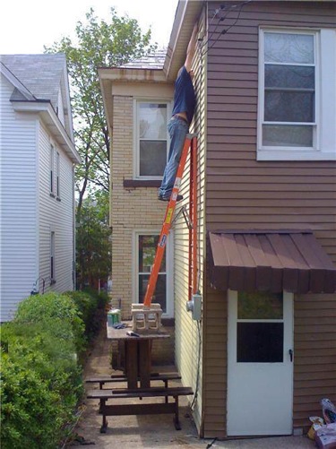 work at height - Domestic Ladder 