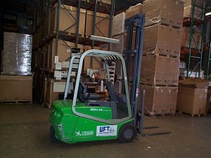 forklift truck overtruns